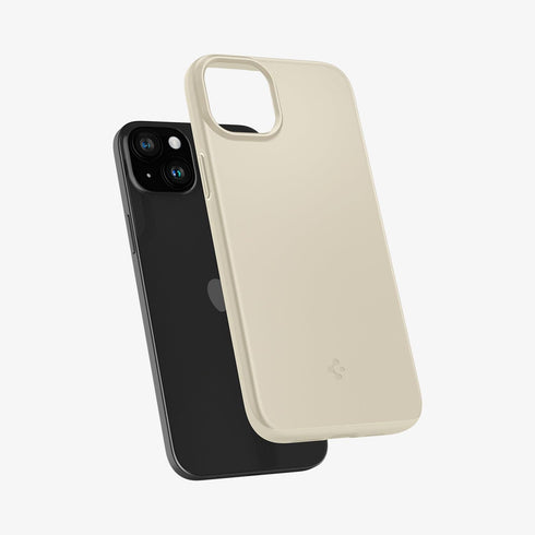 ACS06544 - iPhone 15 Pro Max Case Thin Fit in black showing the back